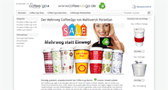 Desktop Screenshot of coffee-2-go.de